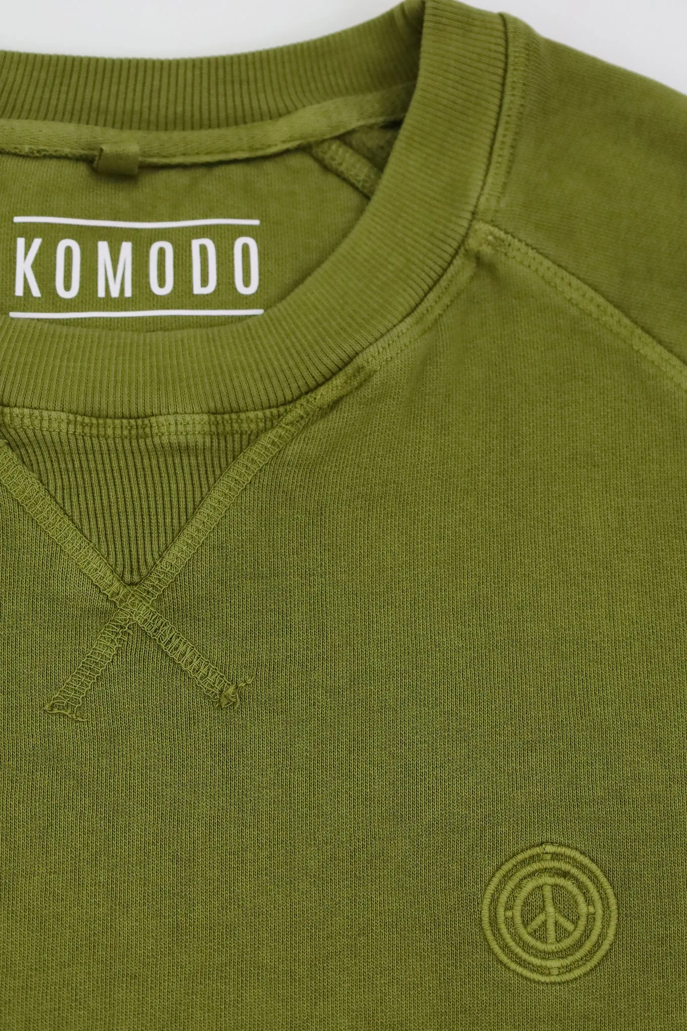 ANTON - Organic Cotton Sweat Olive