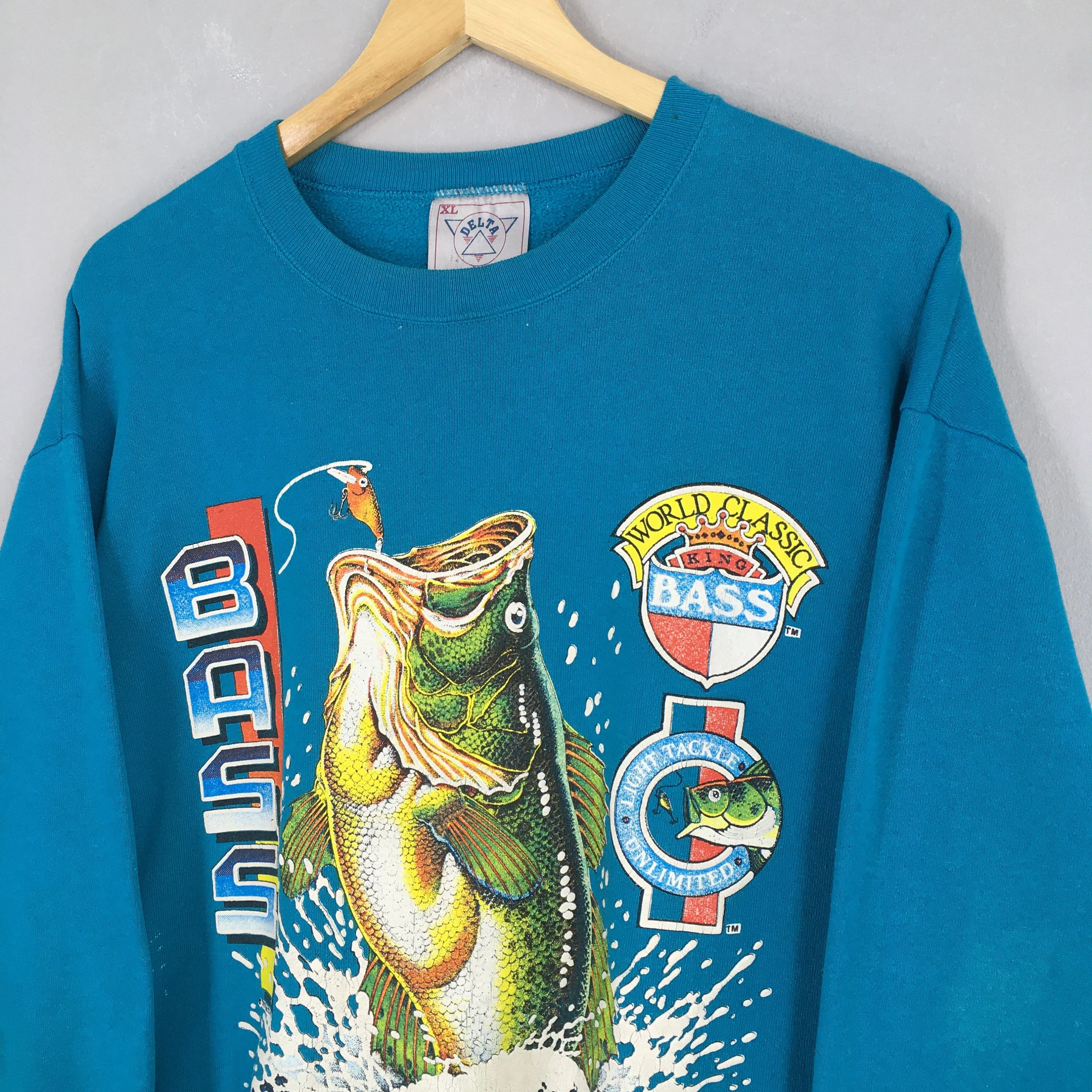 Bass North Carolina Fishing Sweatshirt XLarge