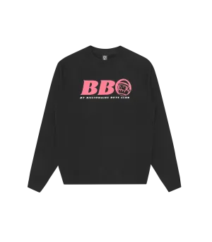 BB ASTRO CREWNECK - BLACK/PINK LOGO