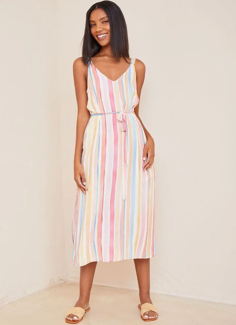 Belted Slip Dress