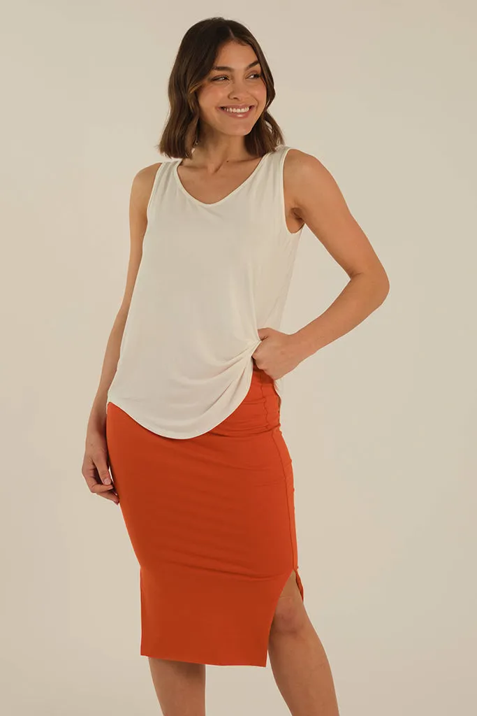 Bettina Skirt - Flame