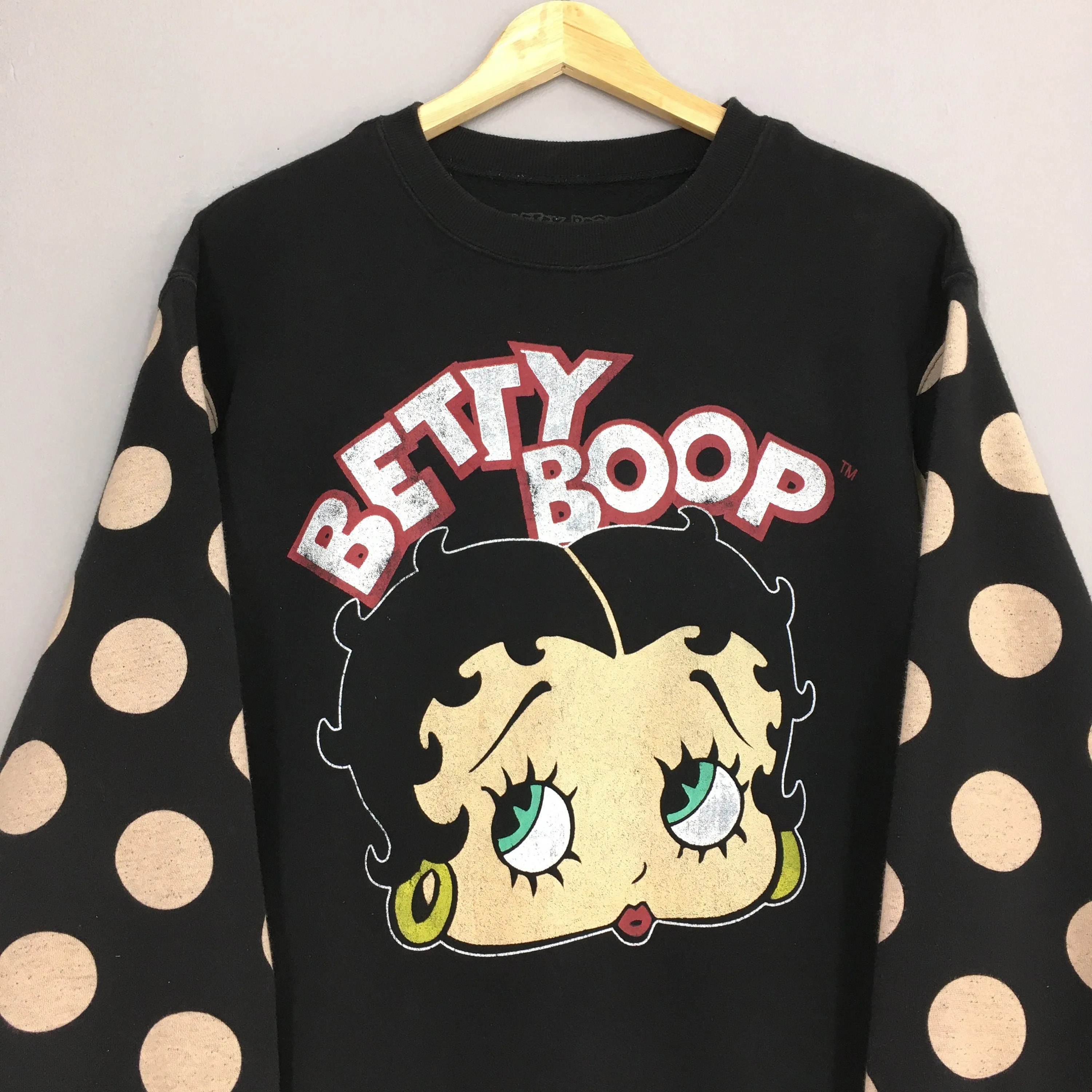 Betty Boop Sweatshirt Women Black Medium