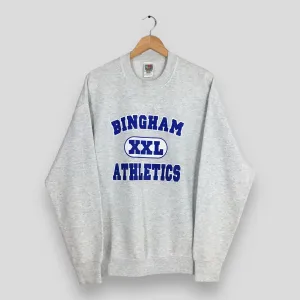 Bingham Athletics Gray Sweatshirt Large