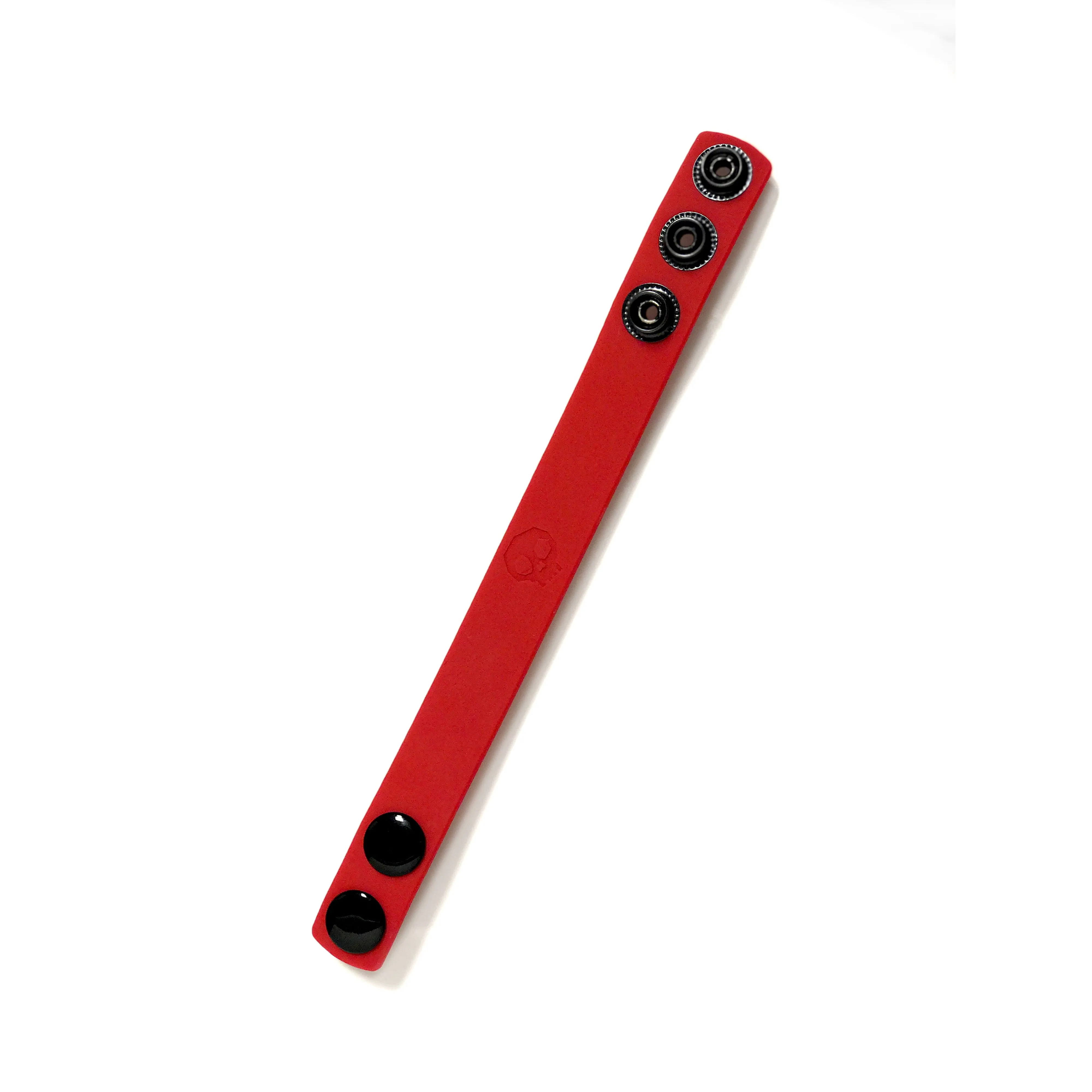 Boneyard Silicone Cock Strap 3 - Snap Ring - Red