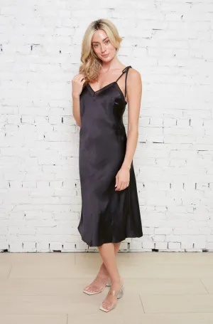 Carissa Tie-Strap Slip Dress