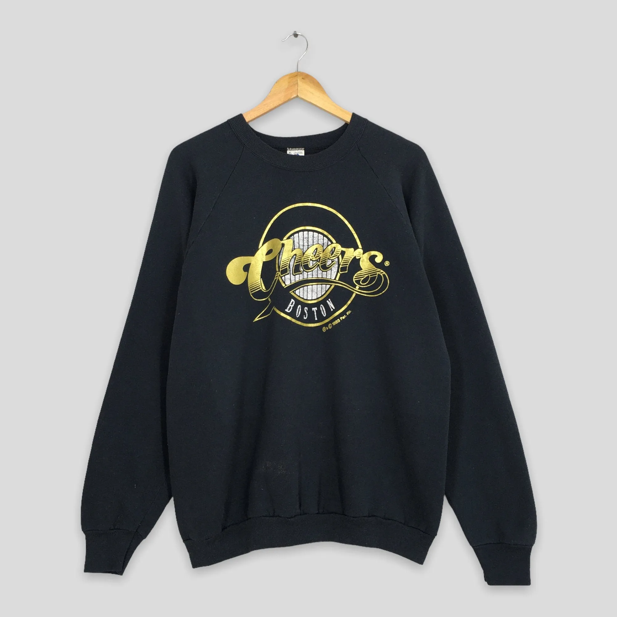 Cheers Boston Black Sweatshirt XLarge