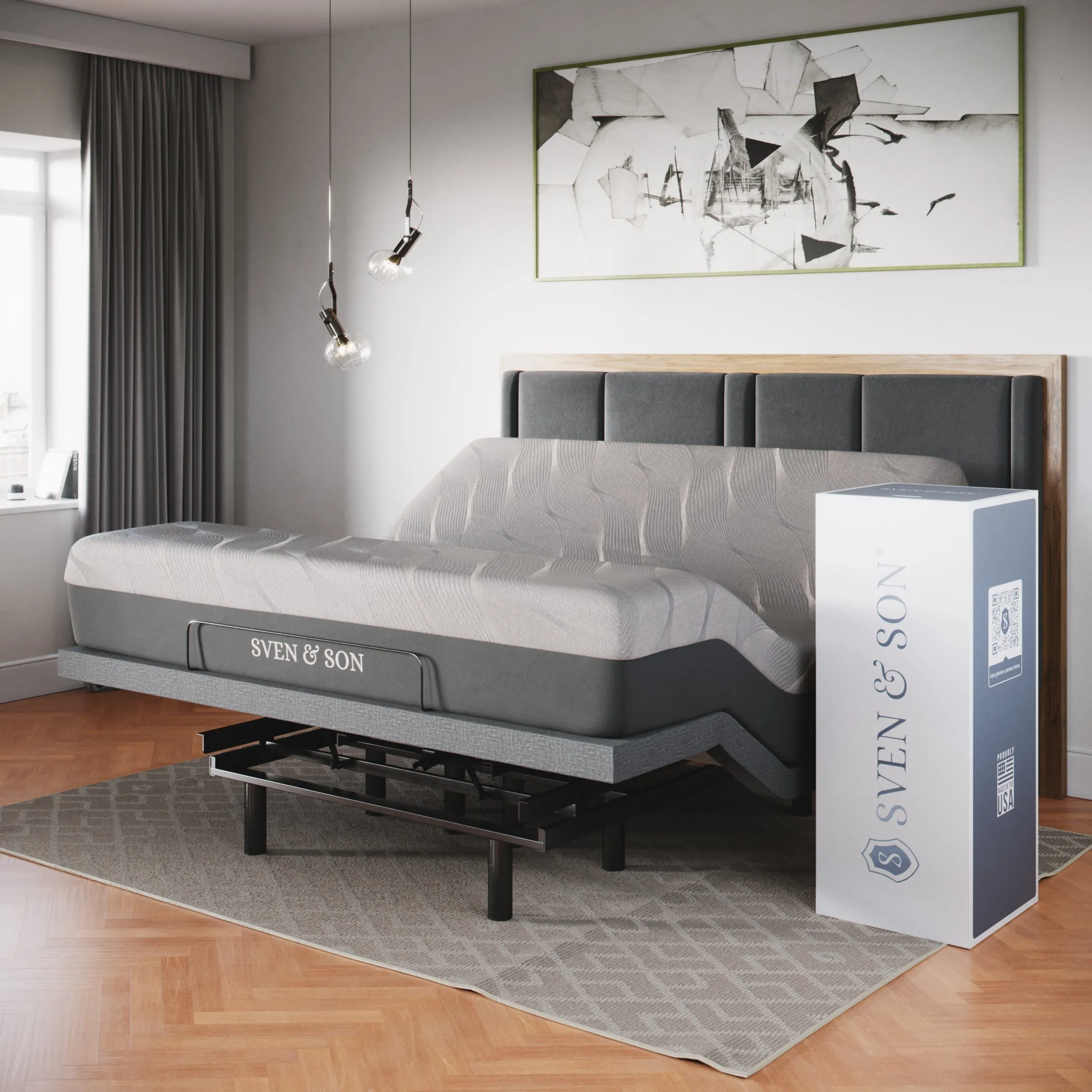 Classic Series Adjustable Bed Base   Choice of Mattress Bundle