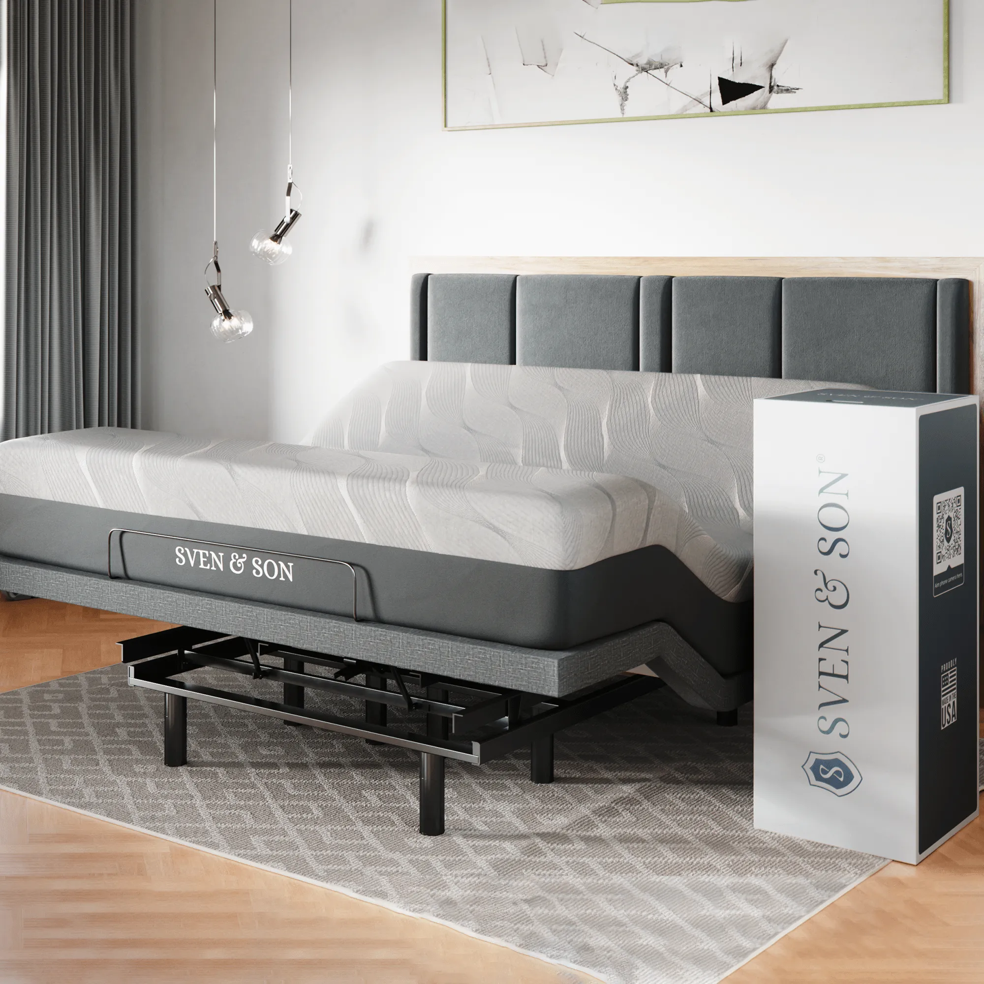 Classic Series Adjustable Bed Base   Choice of Mattress Bundle