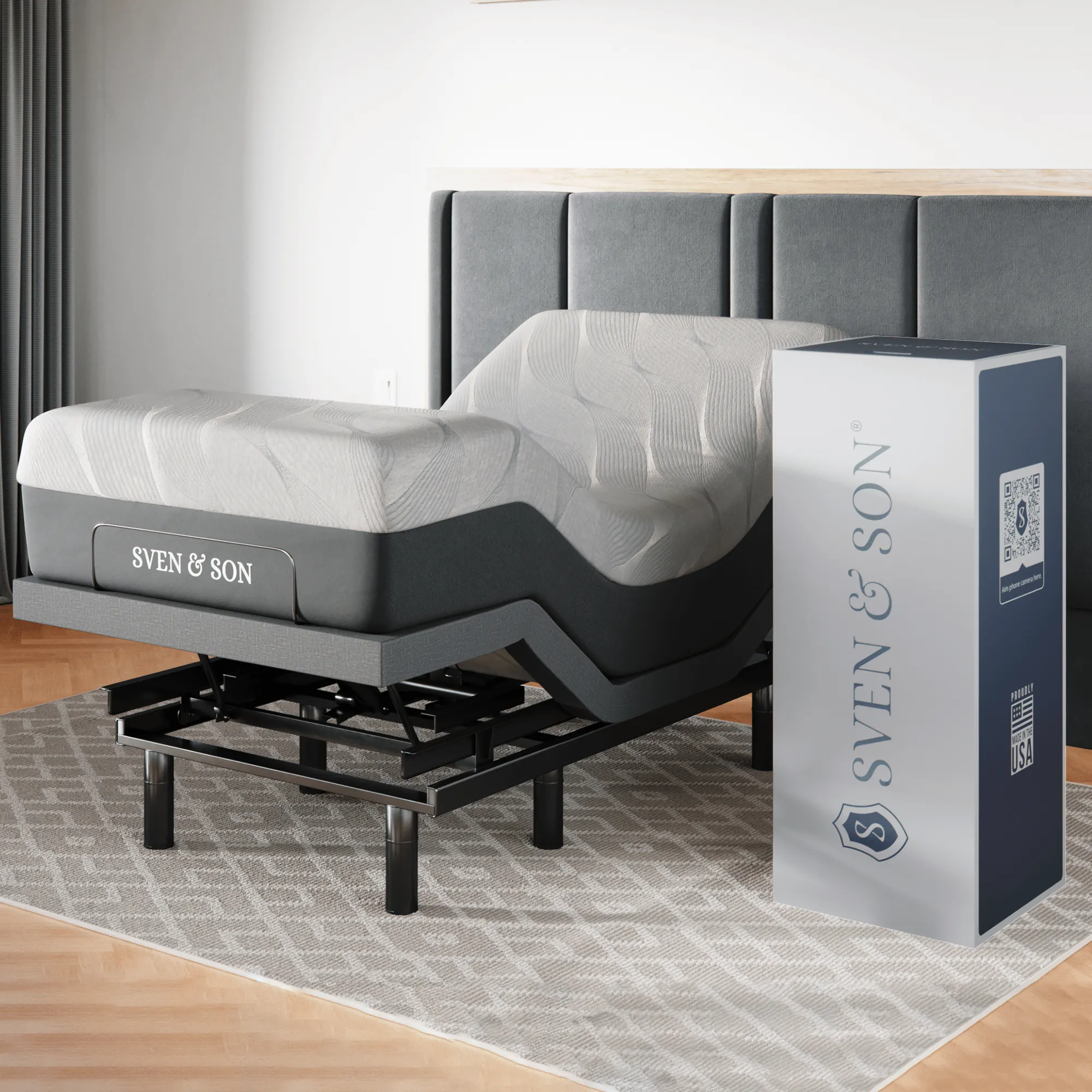 Classic Series Adjustable Bed Base   Choice of Mattress Bundle