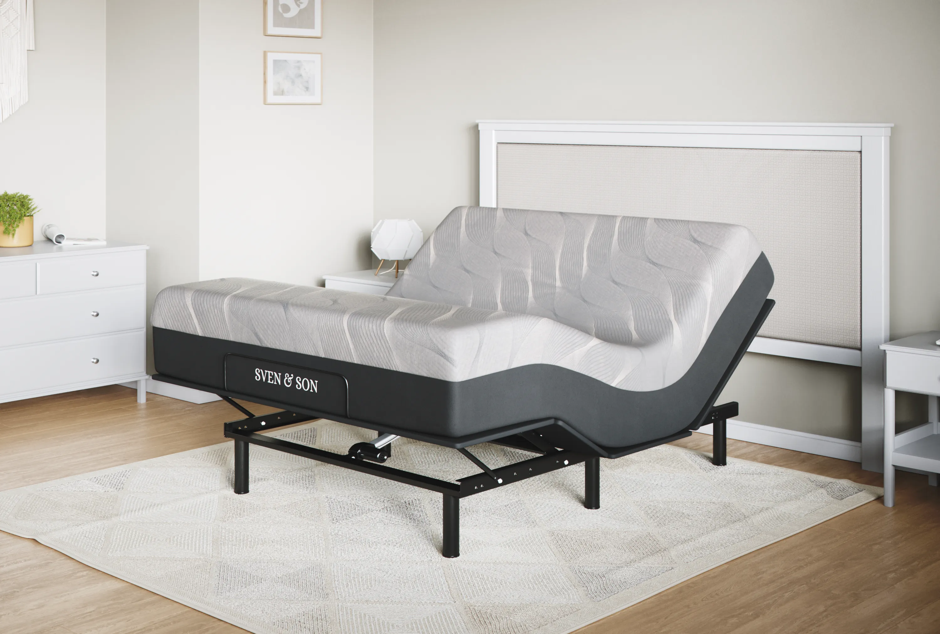 Essential Series Adjustable Bed Base   Choice of Mattress Bundle