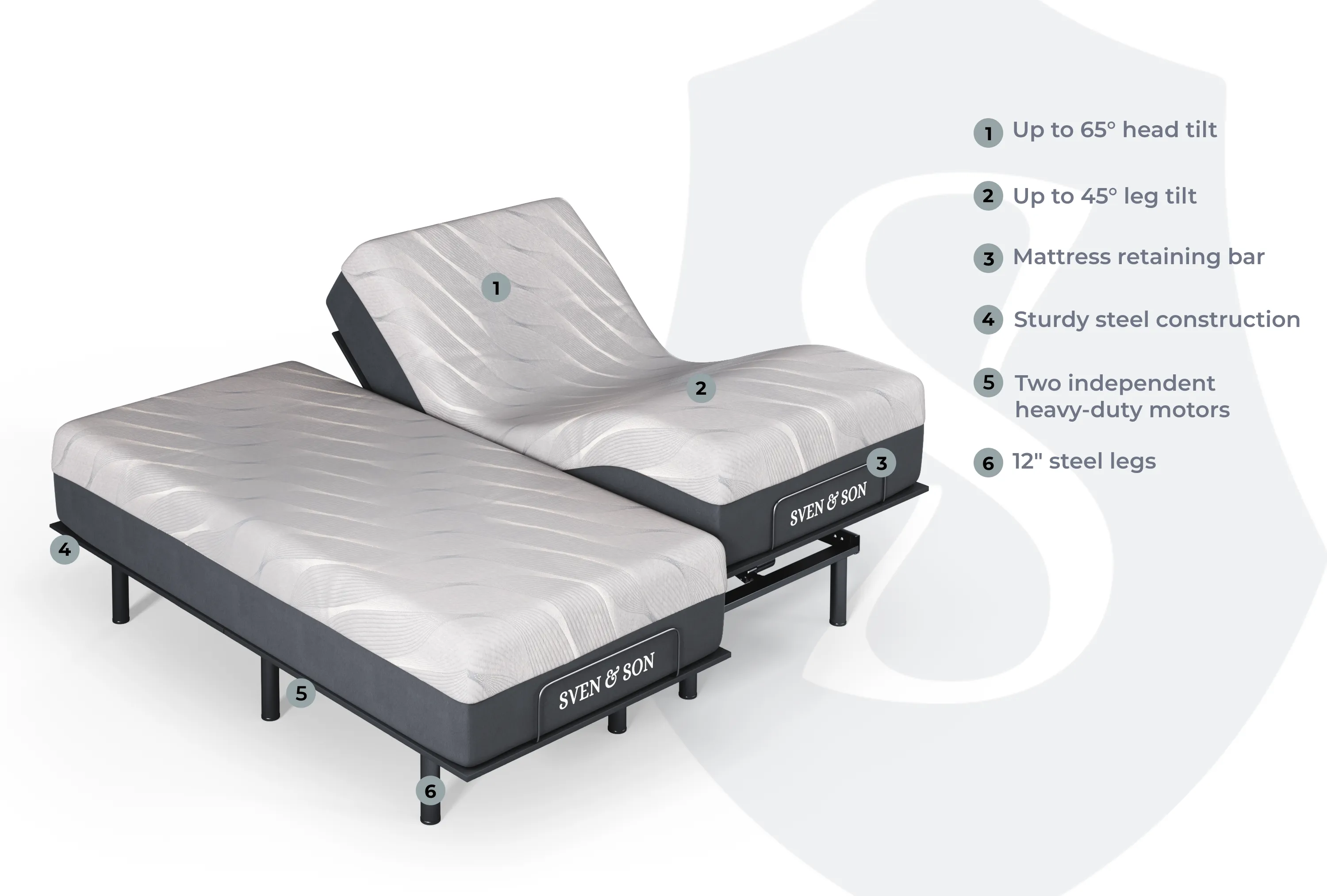 Essential Series Adjustable Bed Base   Choice of Mattress Bundle