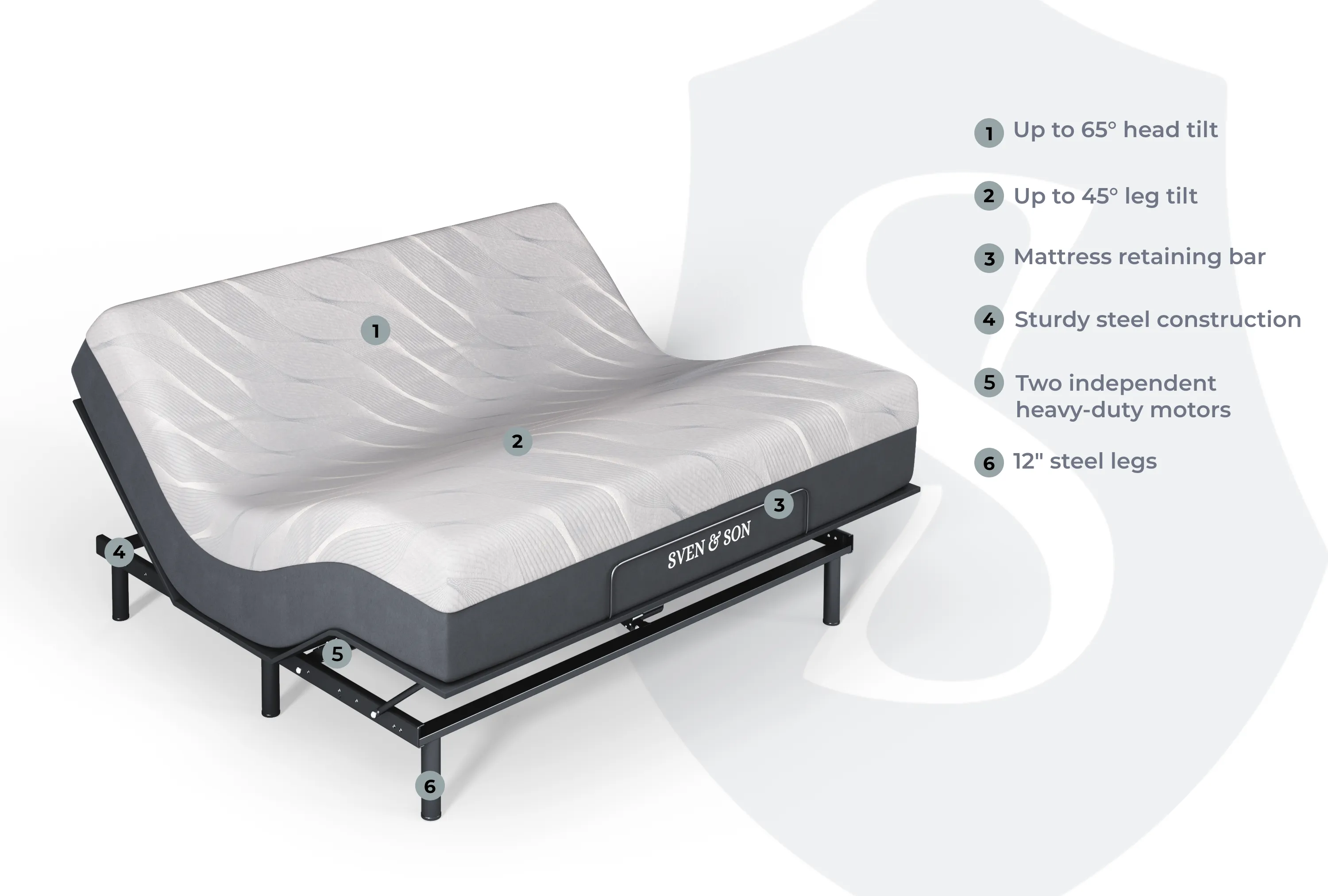 Essential Series Adjustable Bed Base   Choice of Mattress Bundle