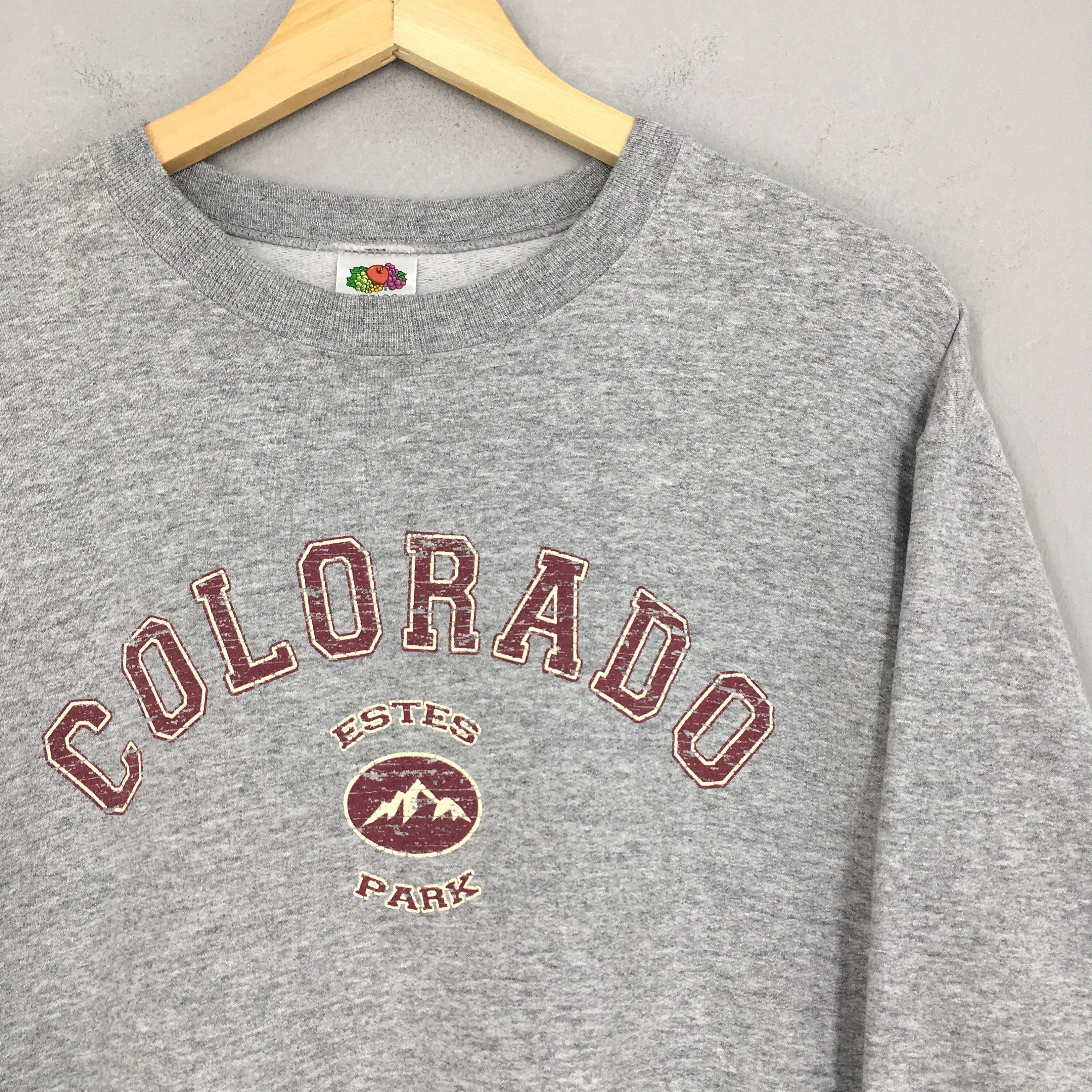 Estes Park Colorado Gray Sweatshirts Large