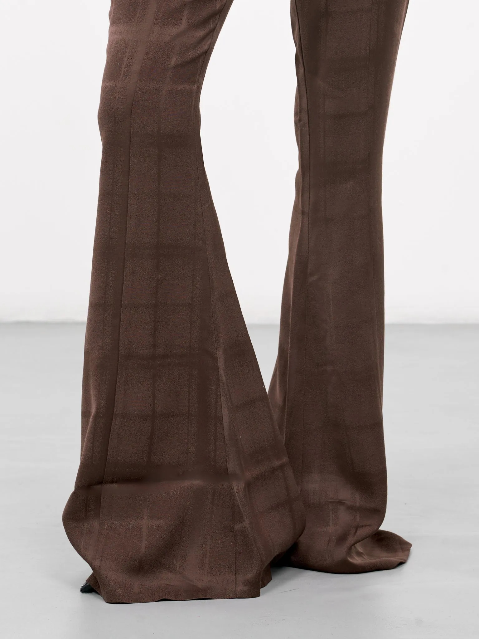 Flared Trousers (E0804-BROWN-RUST)