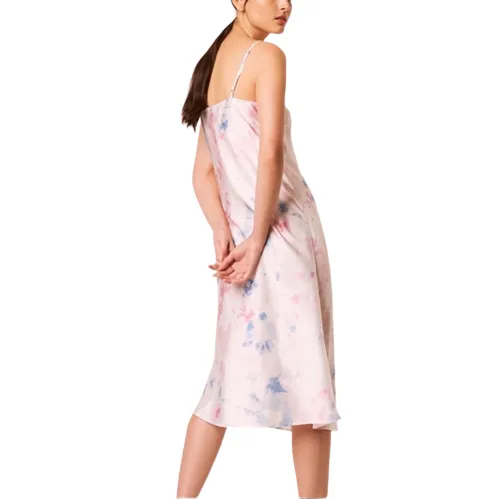 FRENCH CONNECTION Women's Sadie Tie-Dye Midi Slip On Dress