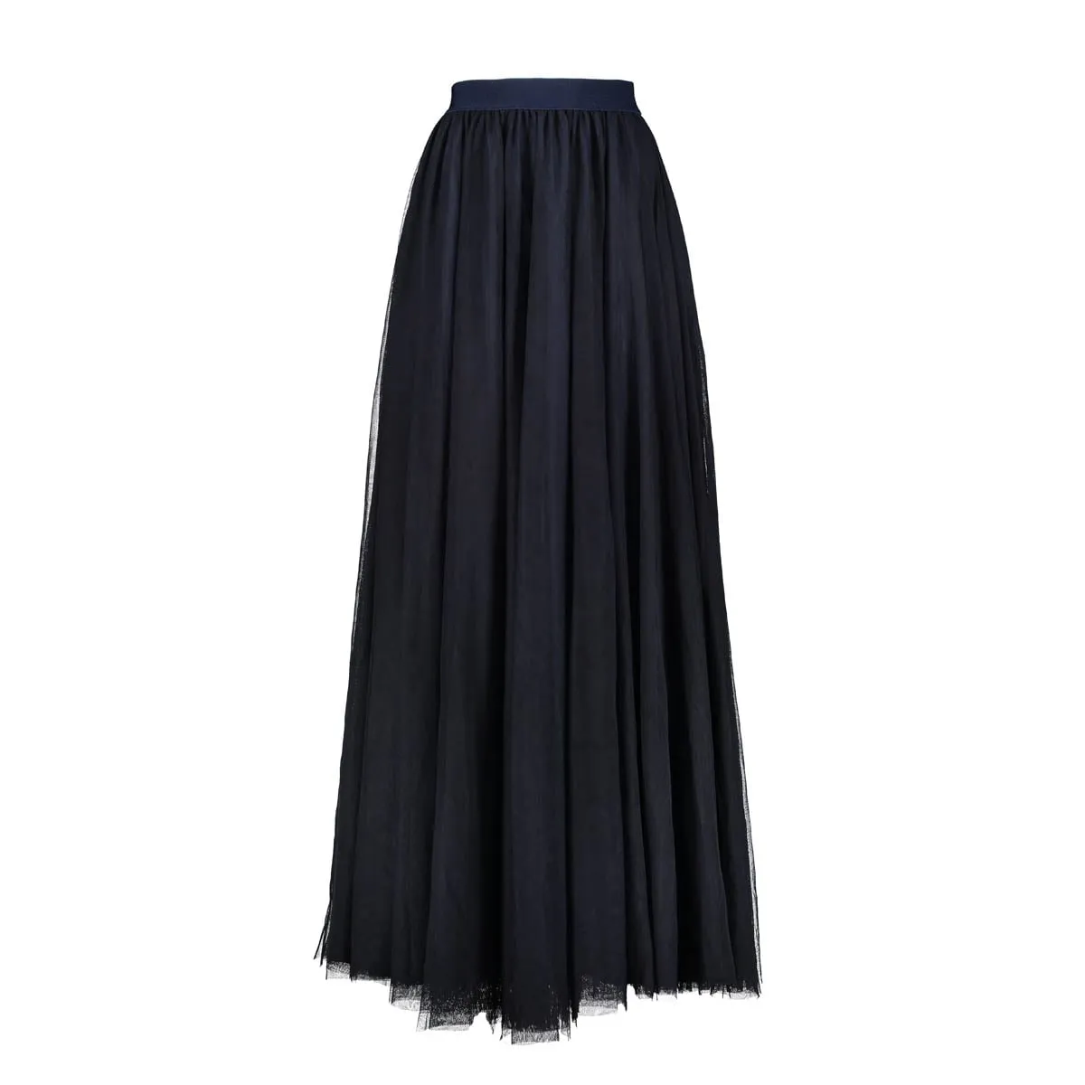 Gala Navy Blue Tulle Skirt