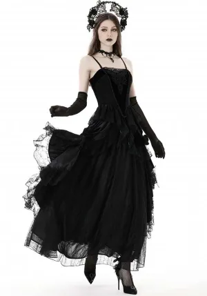 Gothic Court | MAXI VELVET SKIRT