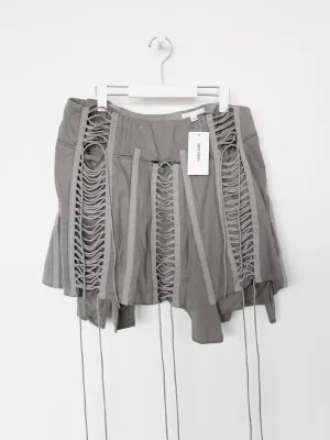 Helmut Lang AW03 Layered Aviator Skirt