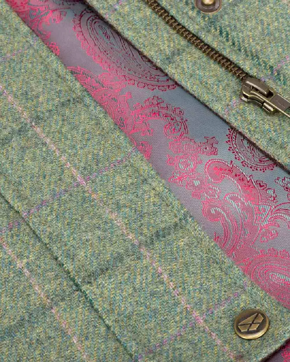 Hoggs of Fife Roslin Ladies Technical Tweed Waistcoat