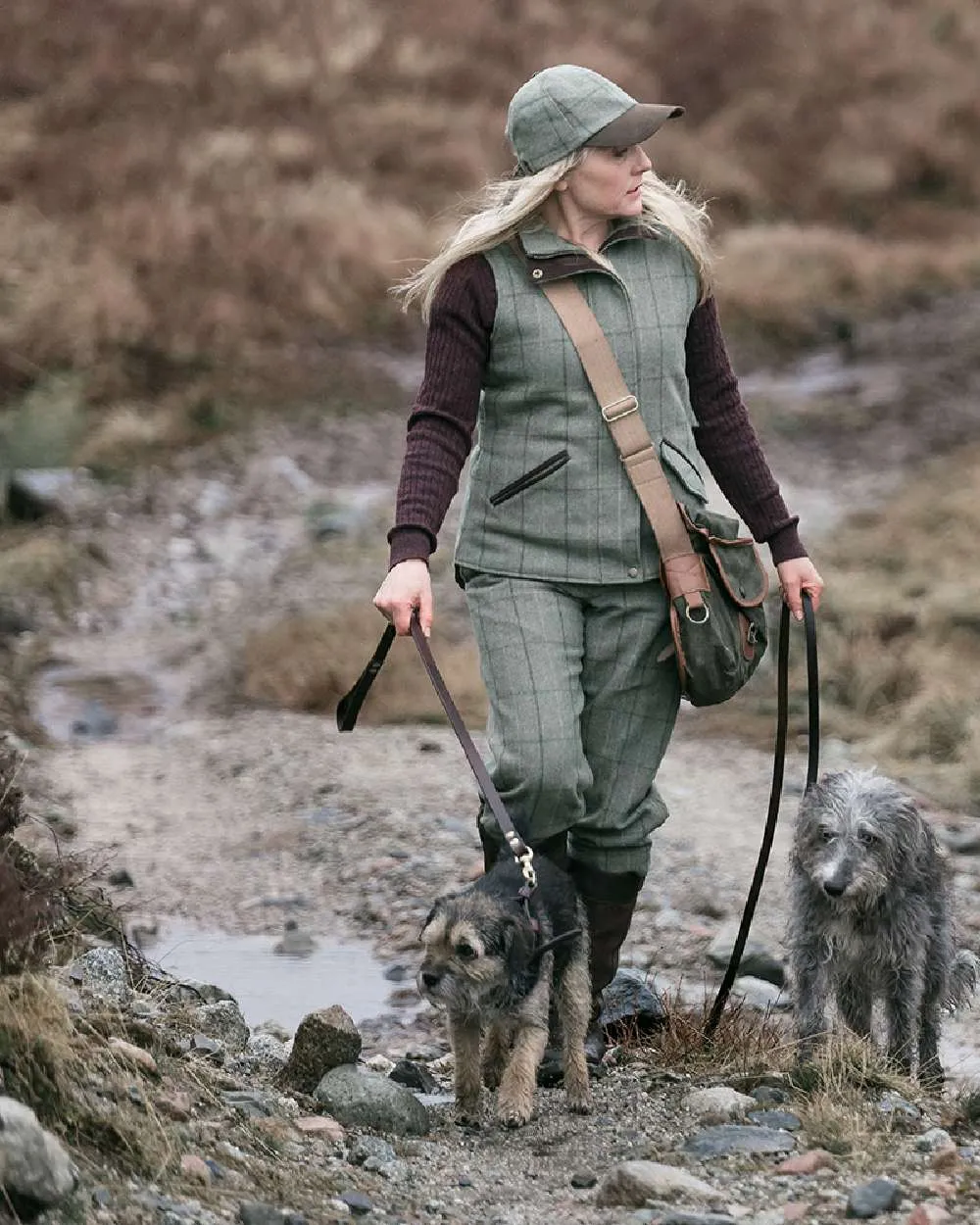 Hoggs of Fife Roslin Ladies Technical Tweed Waistcoat