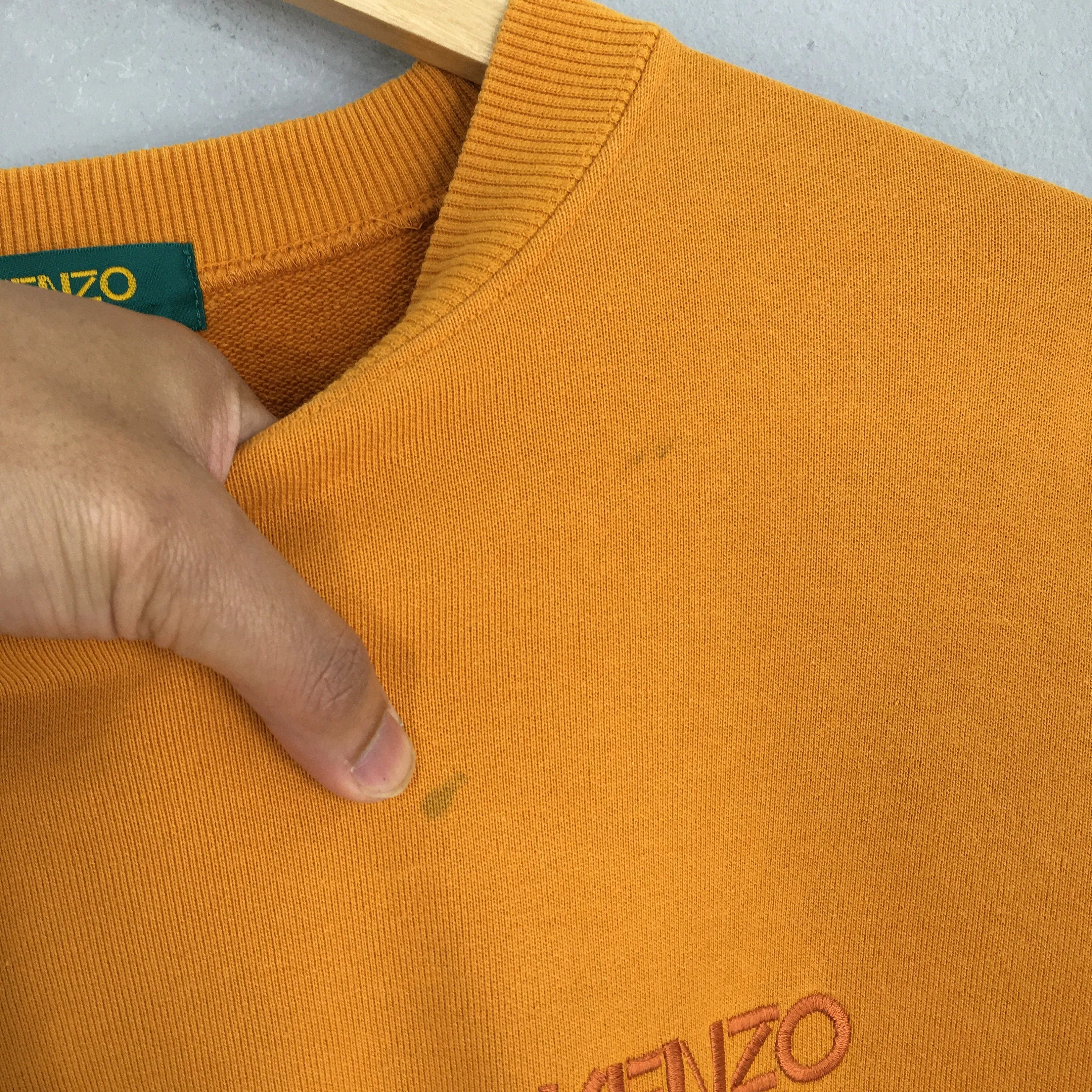 Kenzo Golf Mustard Sweatshirt Large