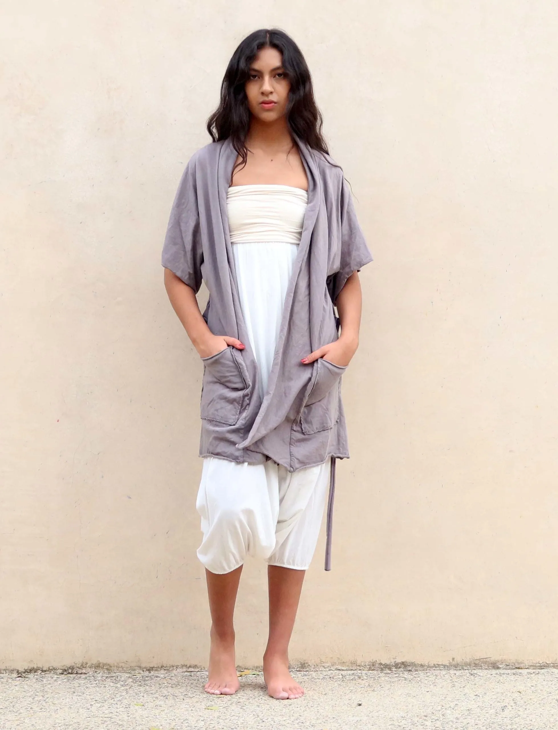 Kimono Belted Tunic Jacket