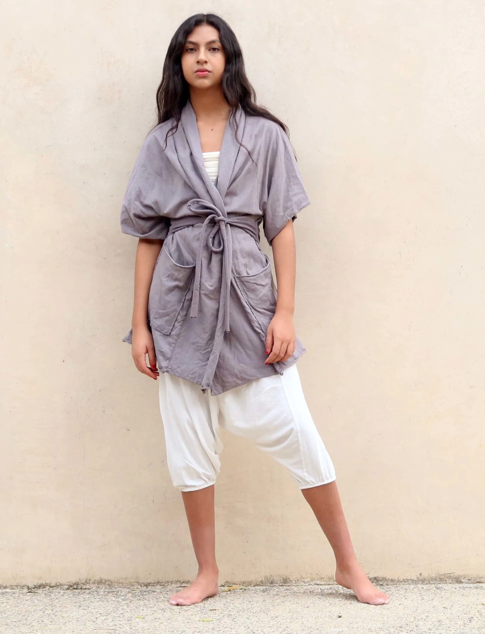 Kimono Belted Tunic Jacket