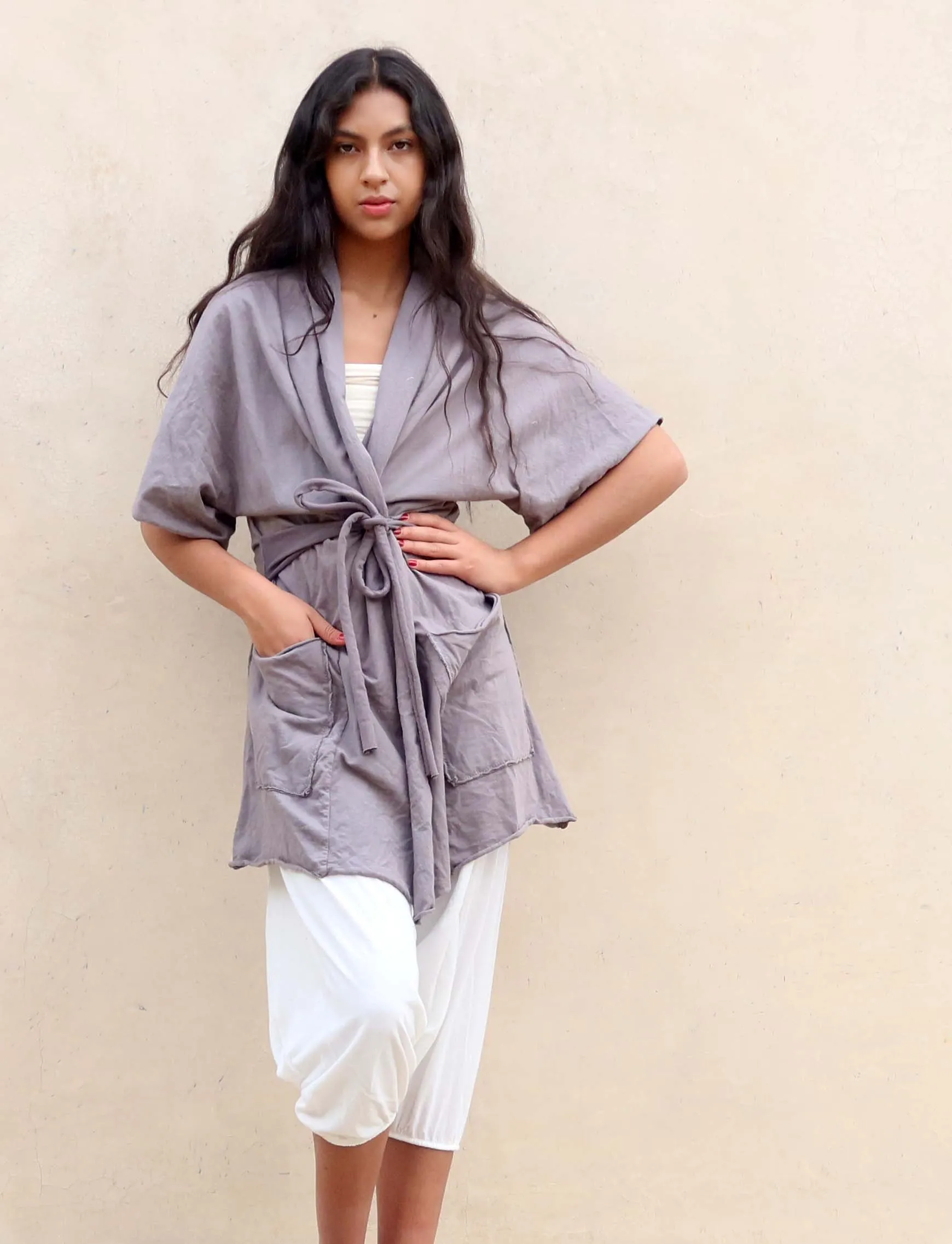 Kimono Belted Tunic Jacket