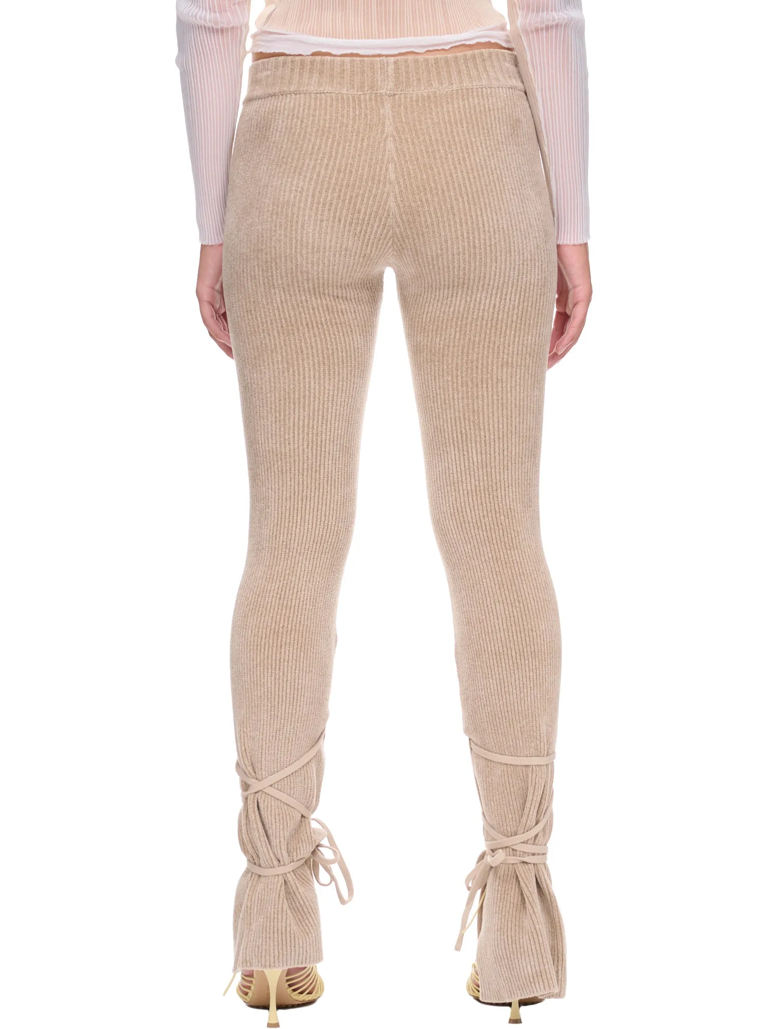 Le Pantalon Duci (223KN120-2167-DARK-BEIGE)