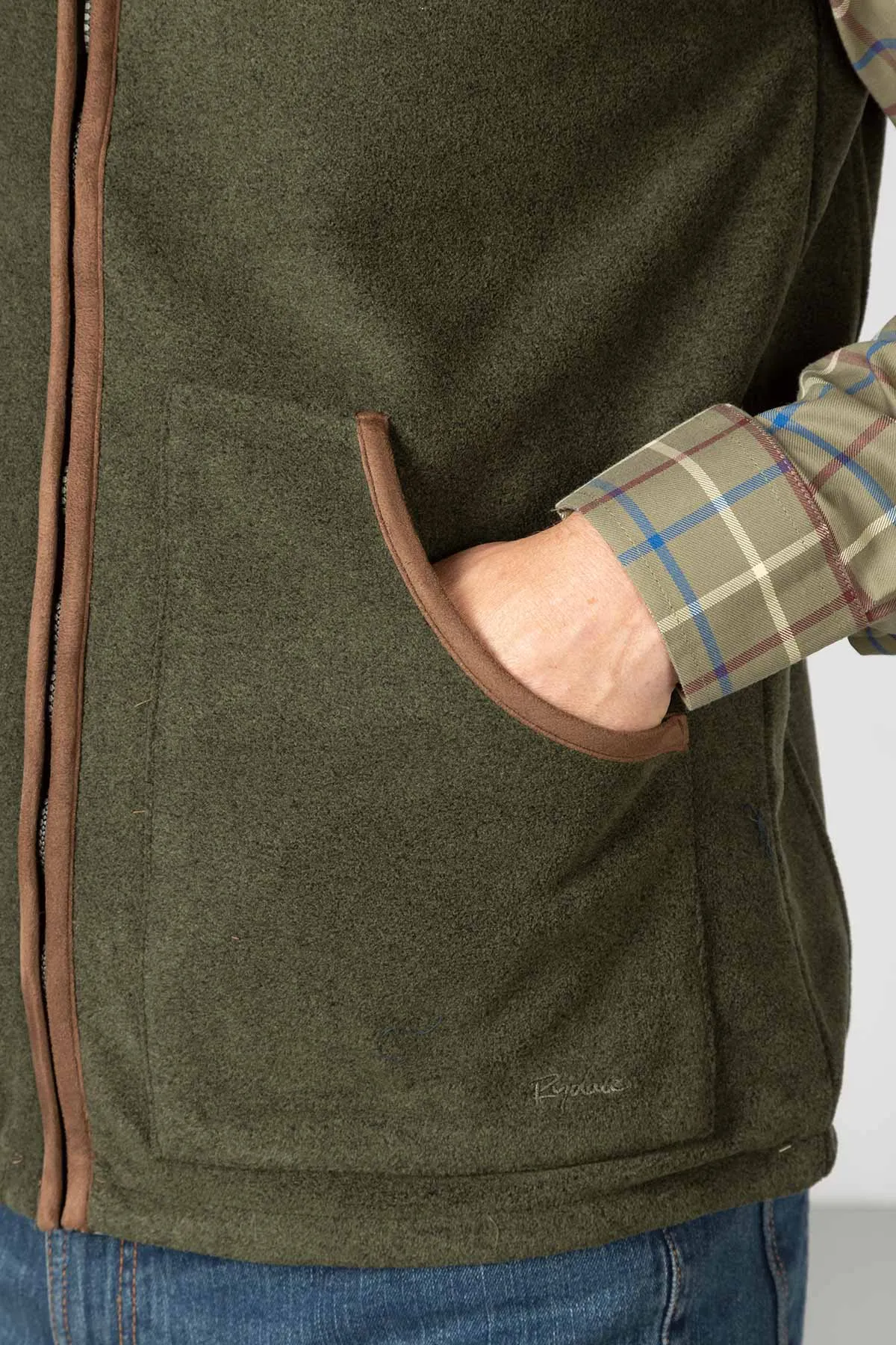 Men's Lined Fleece Gilet - Huggate Extra