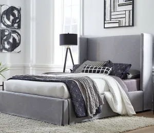 Modus Furniture Cresta Upholstered Skirted Panel Bed