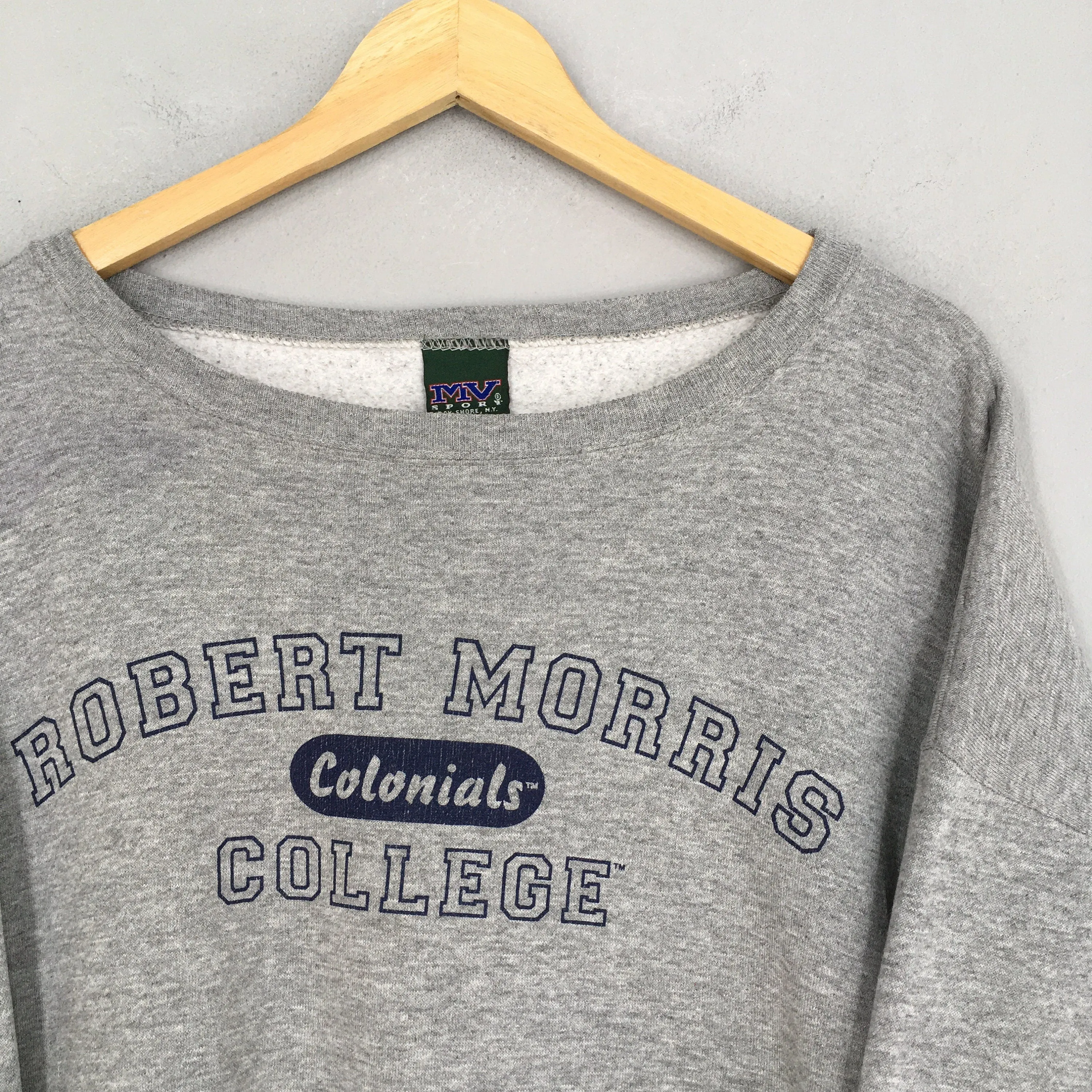 Robert Morris Colonials College Gray Sweatshirt XXLarge