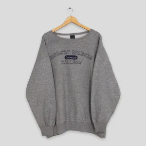 Robert Morris Colonials College Gray Sweatshirt XXLarge