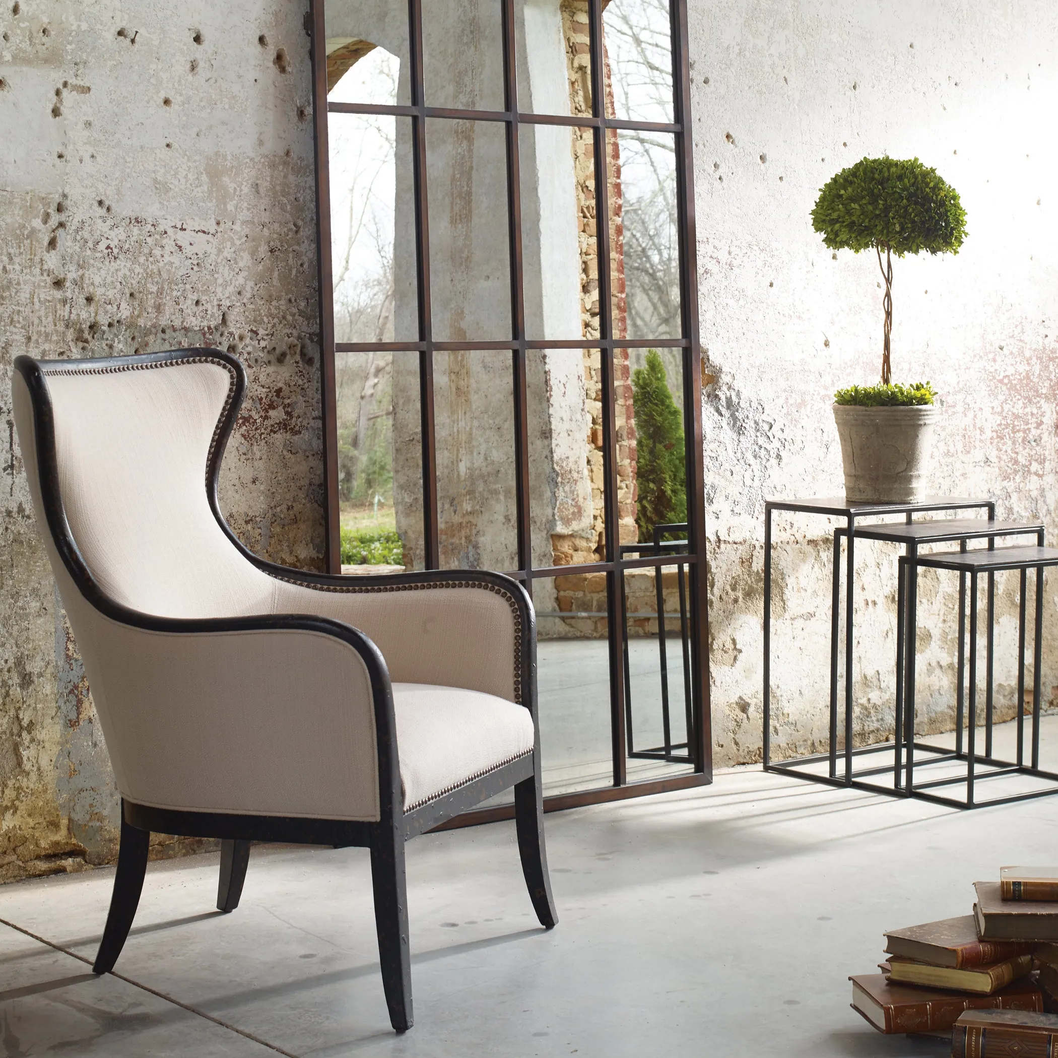 Sandy Wing Back Armchair