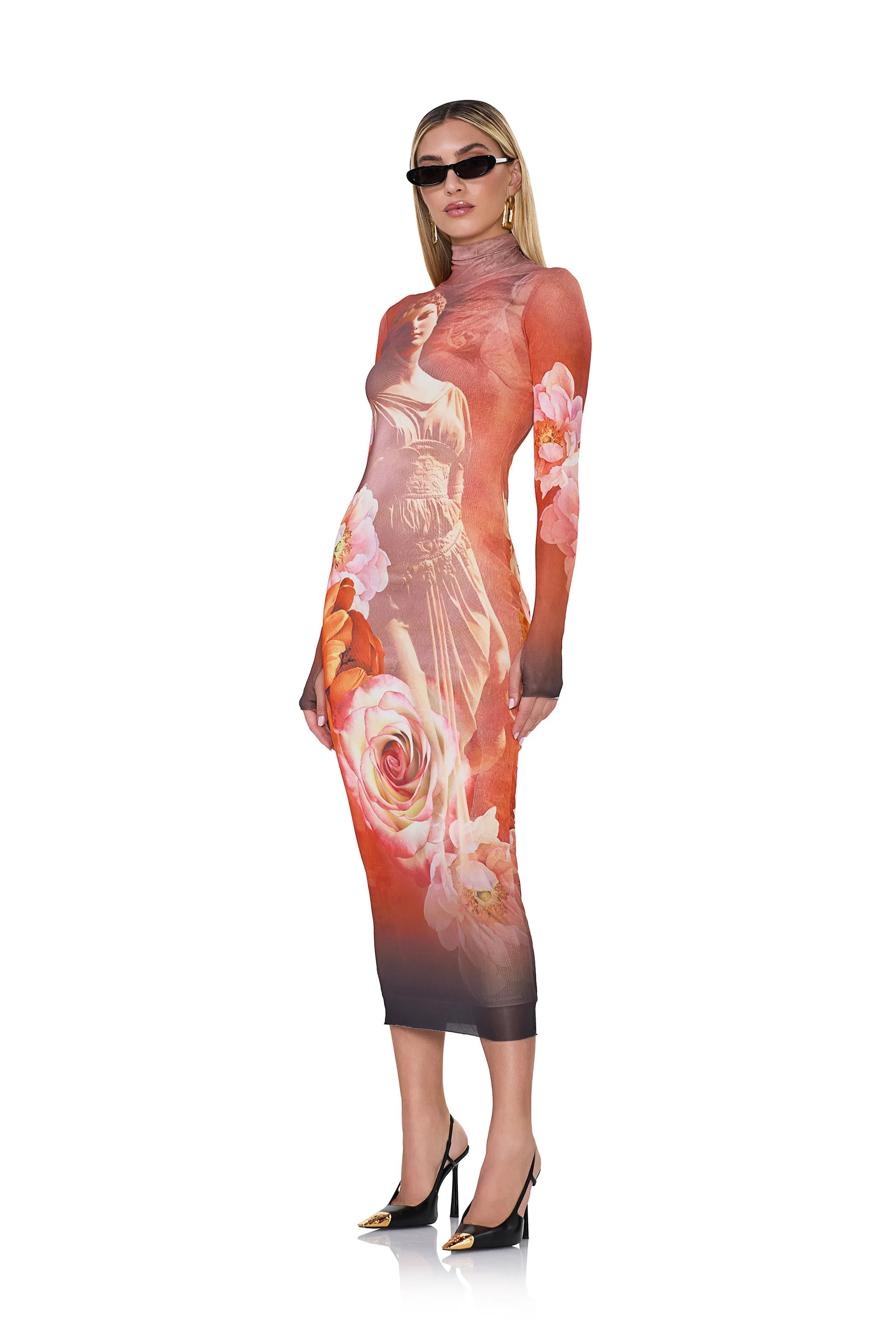 Shailene Dress - Rose Statue