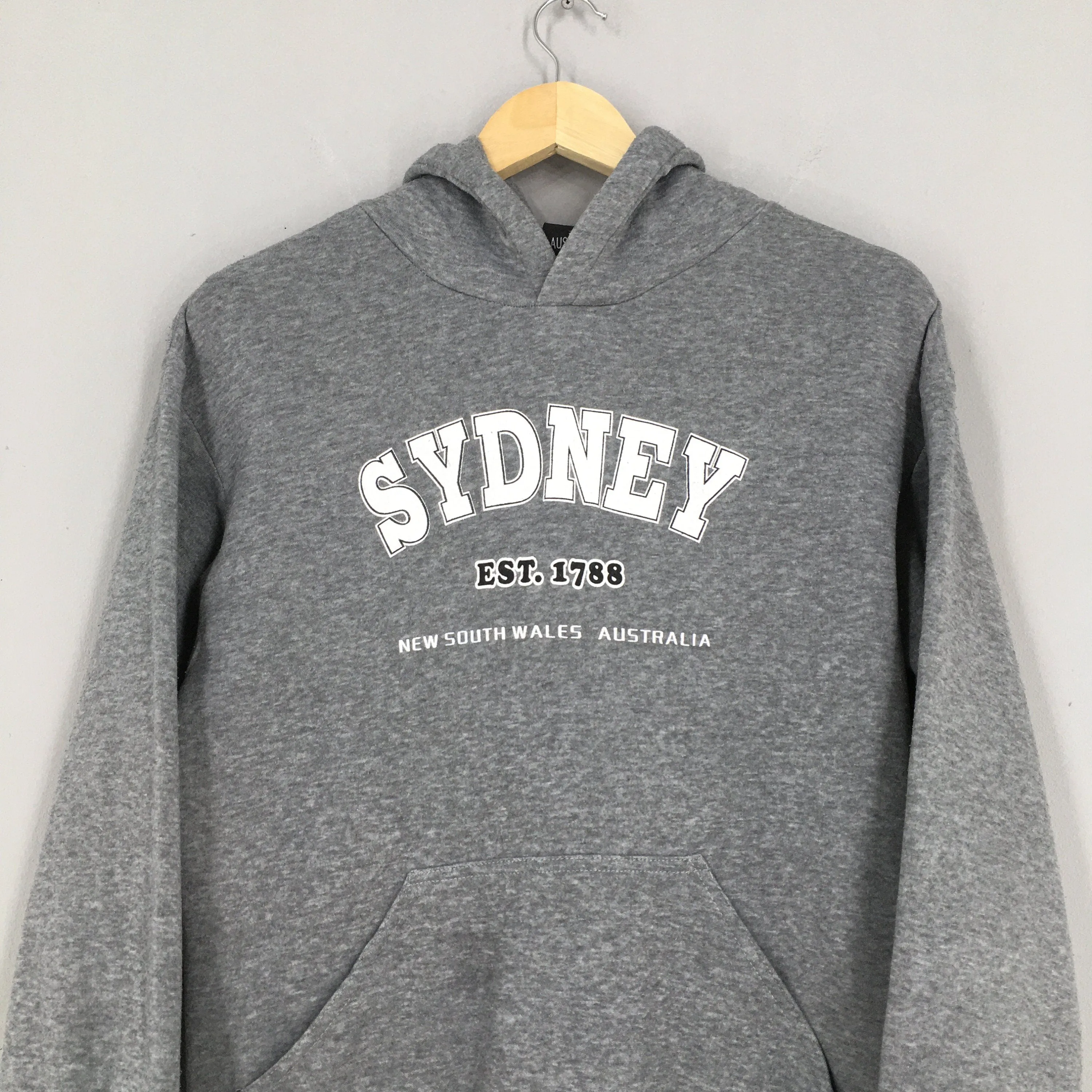 Sydney Gray Hoodie Sweatshirt XSmall