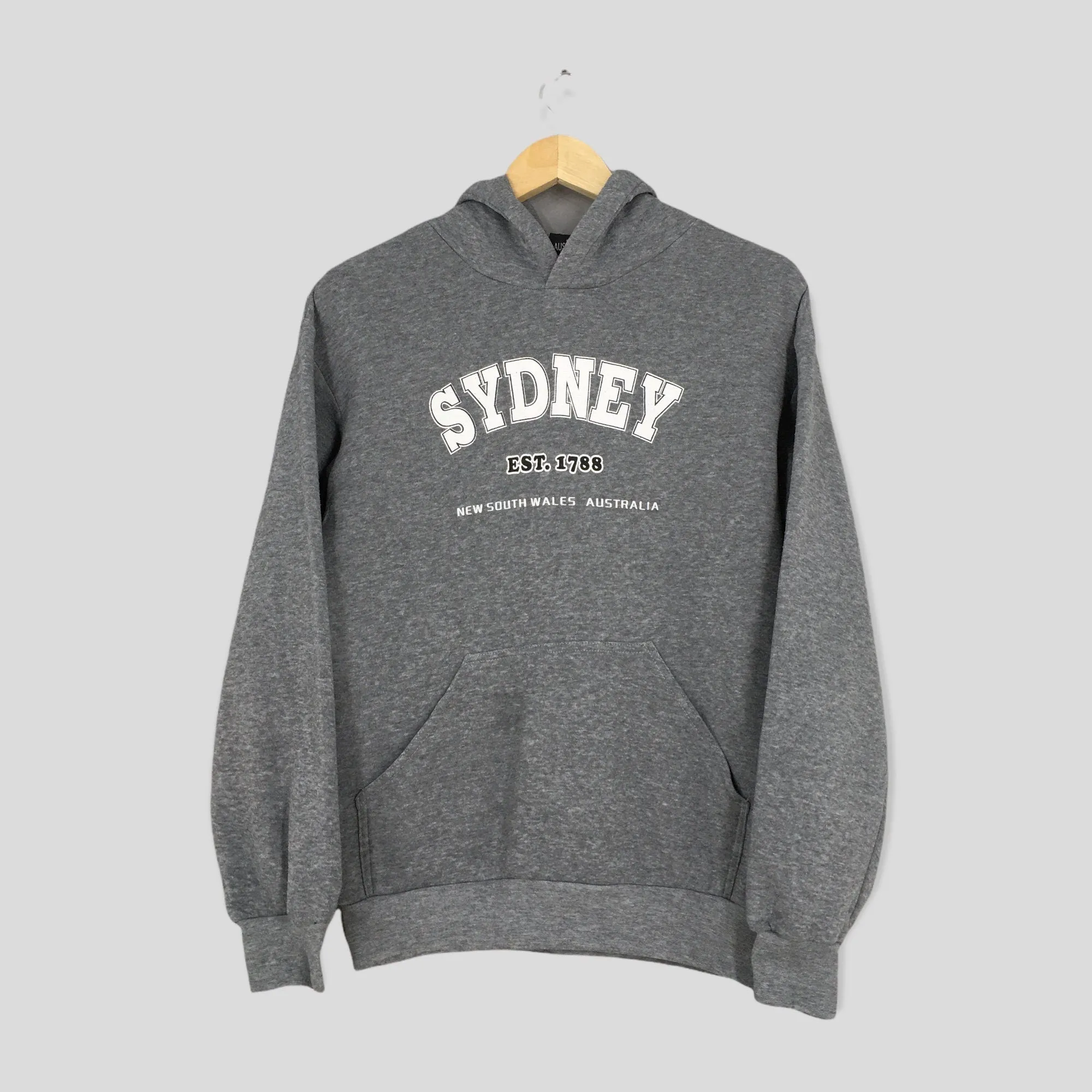 Sydney Gray Hoodie Sweatshirt XSmall