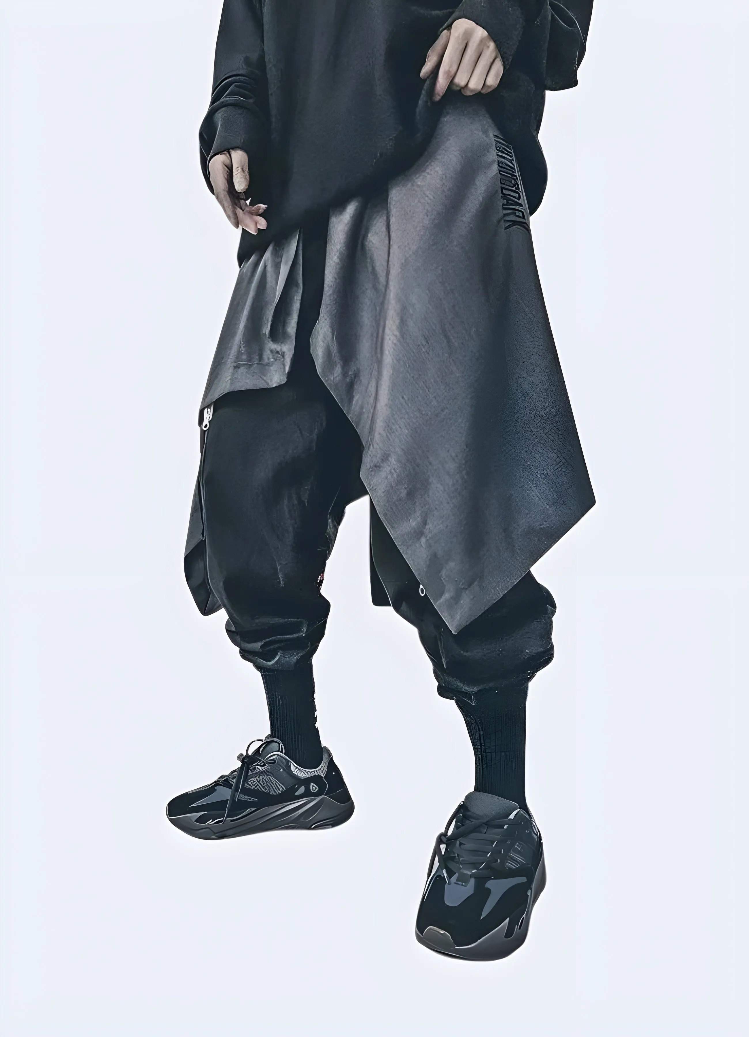 Techwear Men Samurai Skirt