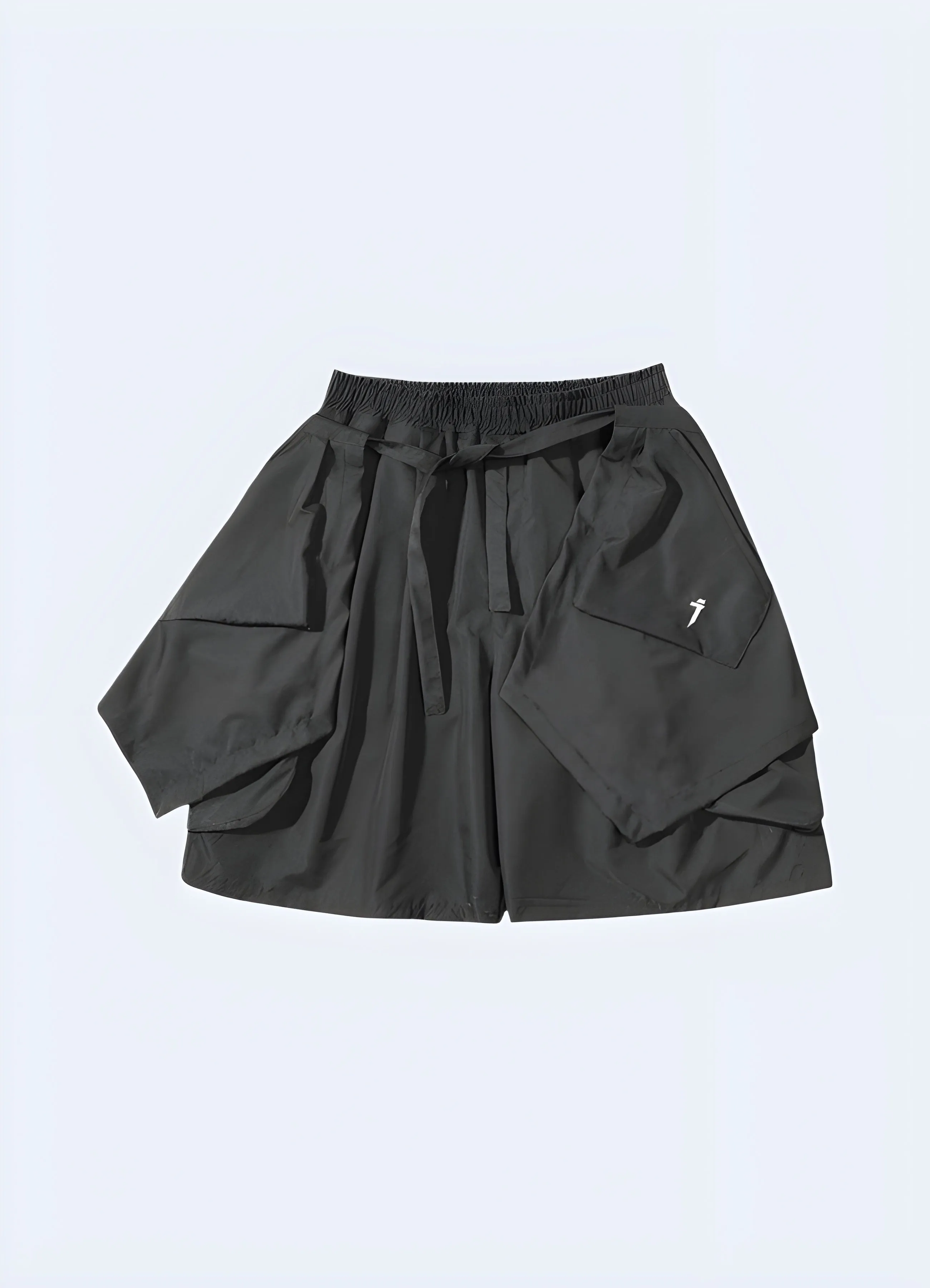 Techwear Shorts Samurai Skirt Attached